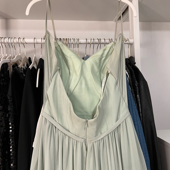 Azazie Dusty Sage A6 Bridesmaids Dress - Picture 8 of 8
